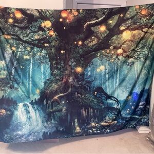 Enchanted Forest Tapestry Wall Hanging